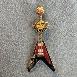 Hard Rock Cafe Singapore Limited Edition guitar pin